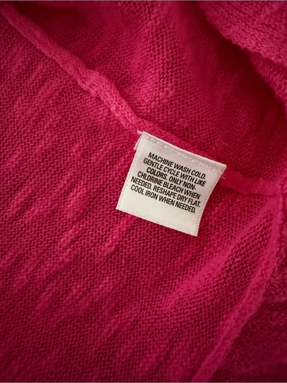 Style & Co Hot Pink Ruffle Short Sleeve Cardigan - Picture 5 of 5